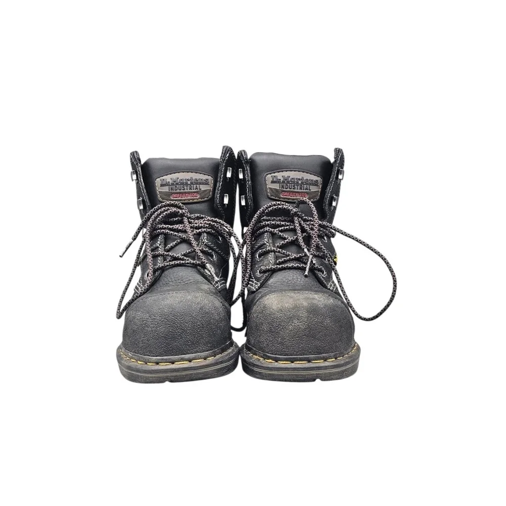 Dr Doc Martens Men's Size 7 Womens 8 US Duxford Steel Toe Cap Safety Boots READ